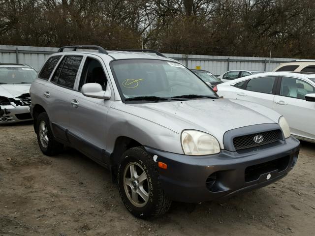 KM8SB12B94U667263 - 2004 HYUNDAI SANTA FE G SILVER photo 1