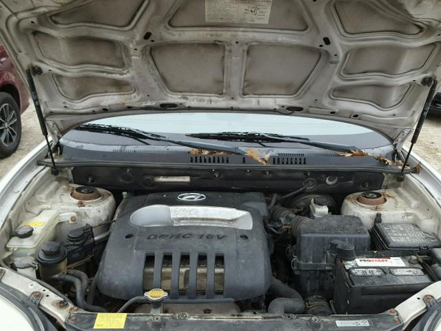 KM8SB12B94U667263 - 2004 HYUNDAI SANTA FE G SILVER photo 7