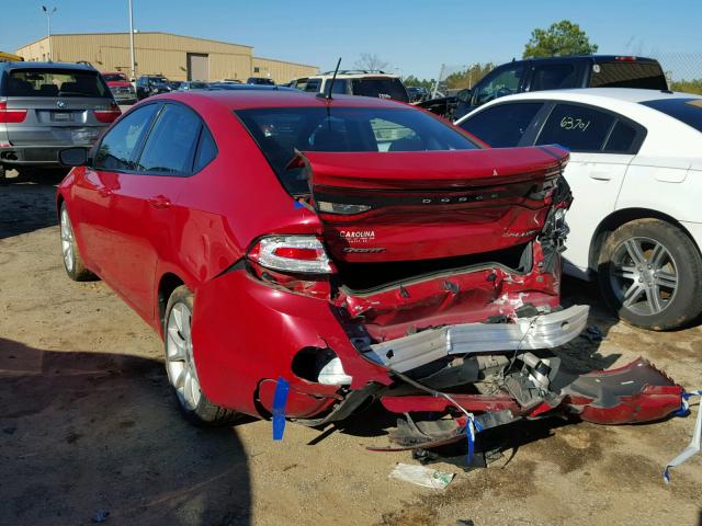 1C3CDFBAXDD223787 - 2013 DODGE DART SXT RED photo 3