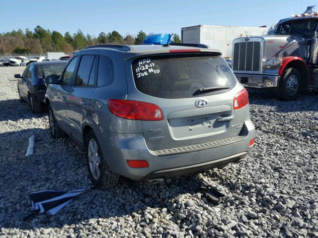 5NMSH13E38H203300 - 2008 HYUNDAI SANTA FE S 蓝色 照片 3