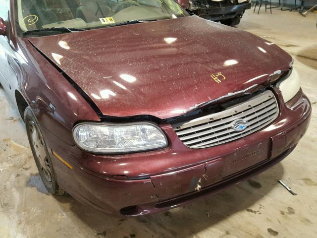 1G1ND52T8WY120596 - 1998 CHEVROLET MALIBU RED photo 9