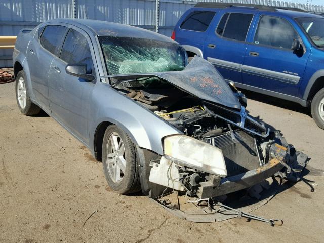 1B3LC56K48N654297 - 2008 DODGE AVENGER SX SILVER photo 1