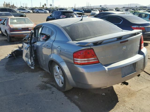 1B3LC56K48N654297 - 2008 DODGE AVENGER SX SILVER photo 3