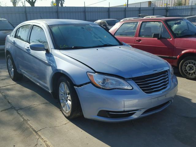 1C3CCBAB1DN647438 - 2013 CHRYSLER 200 LX BLUE photo 1