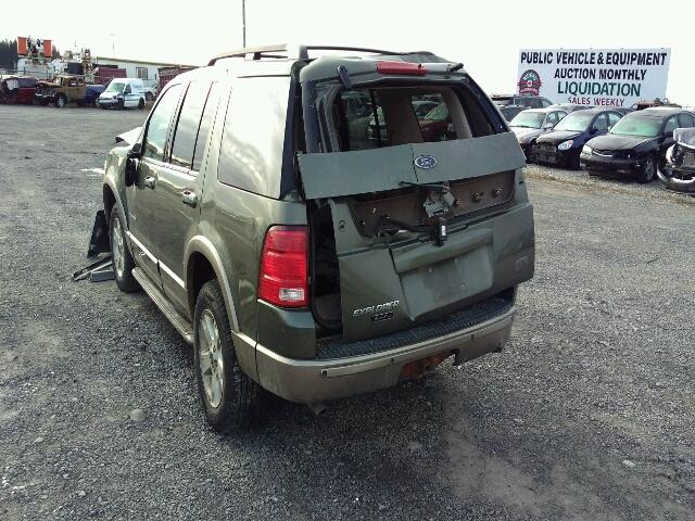 1FMZU74K44UA71180 - 2004 FORD EXPLORER E GREEN photo 3