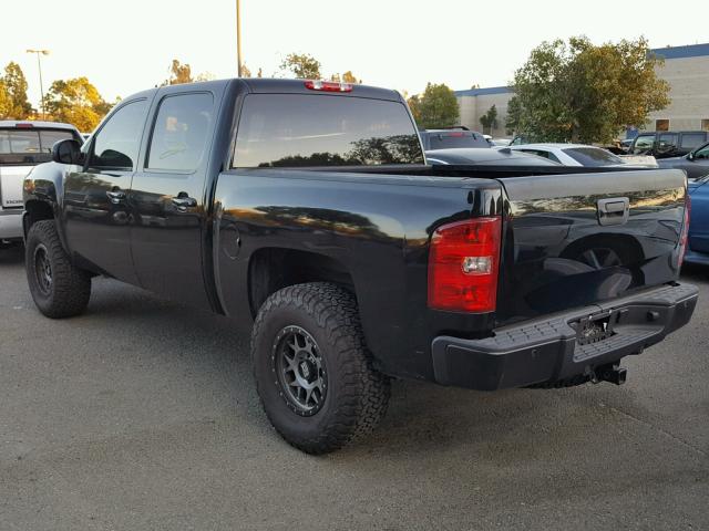 3GCPKTE23BG205489 - 2011 CHEVROLET SILVERADO BLACK photo 3