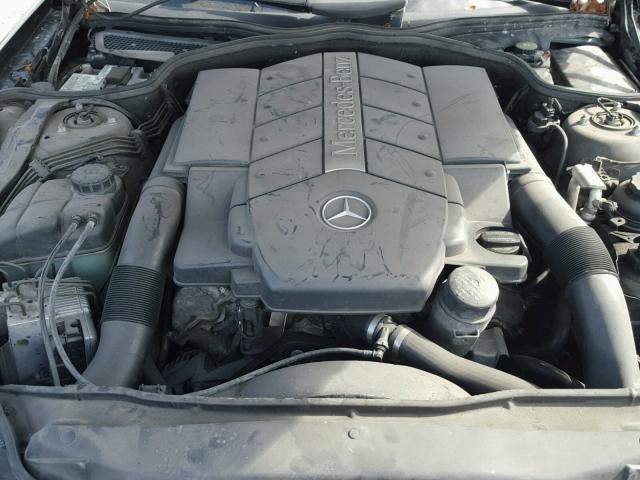 WDBSK75F45F107046 - 2005 MERCEDES-BENZ SL 500 BLACK photo 7