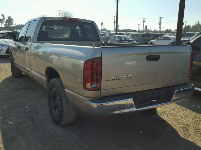 1D7HA18N93J563753 - 2003 DODGE RAM 1500 S GOLD photo 3