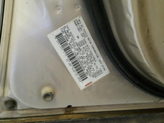 JT6GF10U3X0042329 - 1999 LEXUS RX 300 GOLD photo 10