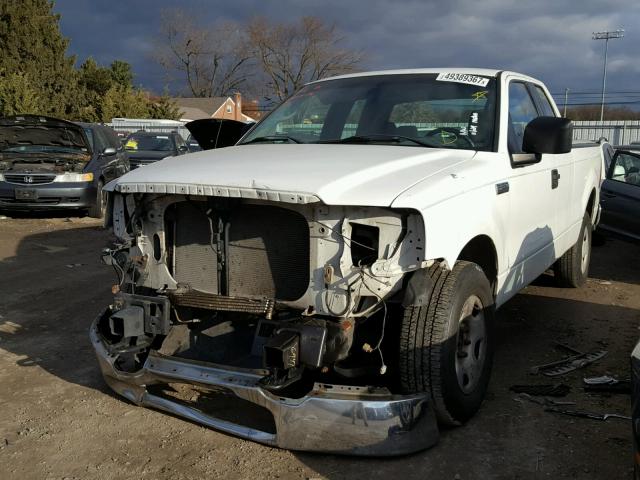 1FTRX14W66NB02275 - 2006 FORD F150 WHITE photo 2