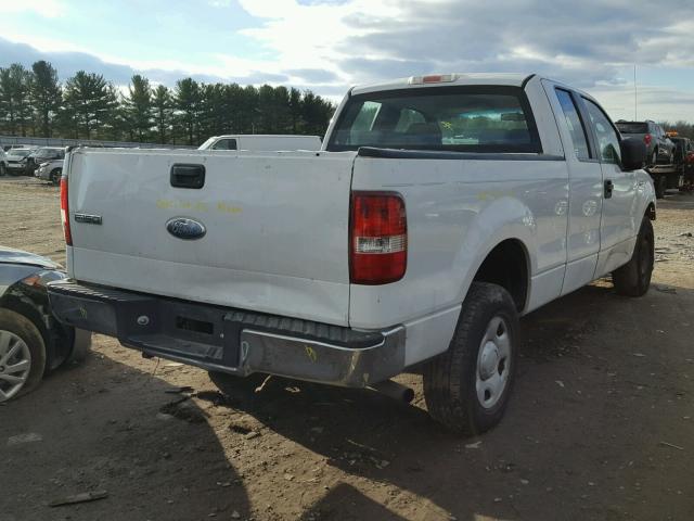 1FTRX14W66NB02275 - 2006 FORD F150 WHITE photo 4