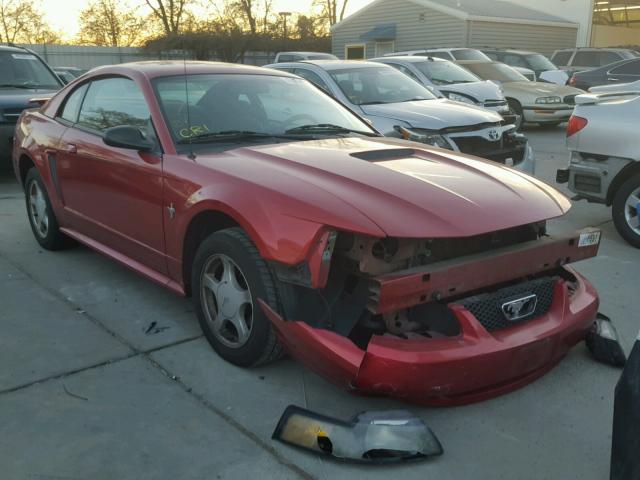 1FAFP40432F219878 - 2002 FORD MUSTANG RED photo 1