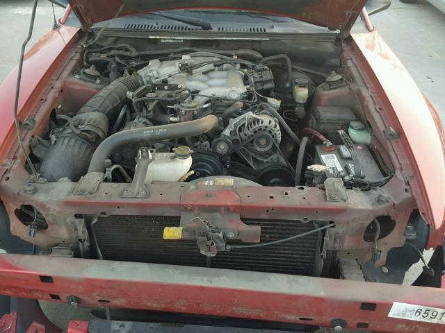 1FAFP40432F219878 - 2002 FORD MUSTANG RED photo 7