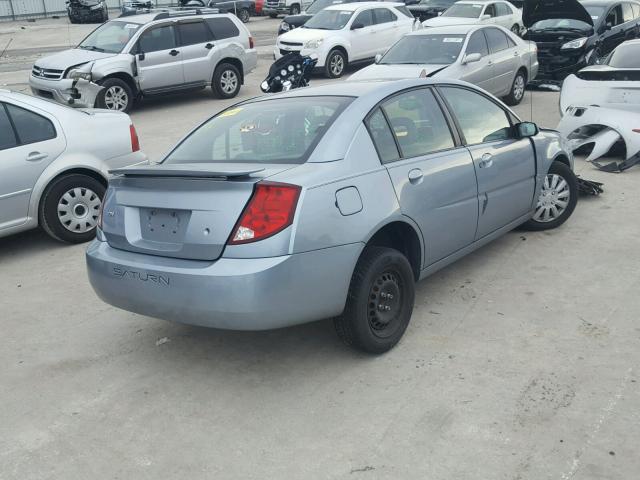 1G8AL52F13Z180108 - 2003 SATURN ION LEVEL BLUE photo 4