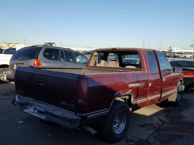 1GTEC19MXVE547957 - 1997 GMC SIERRA C15 BURGUNDY photo 3