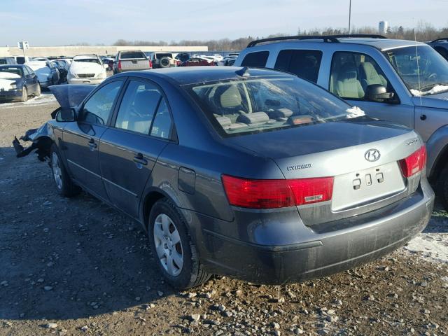 5NPET4AC7AH591266 - 2010 HYUNDAI SONATA GLS BLUE photo 3