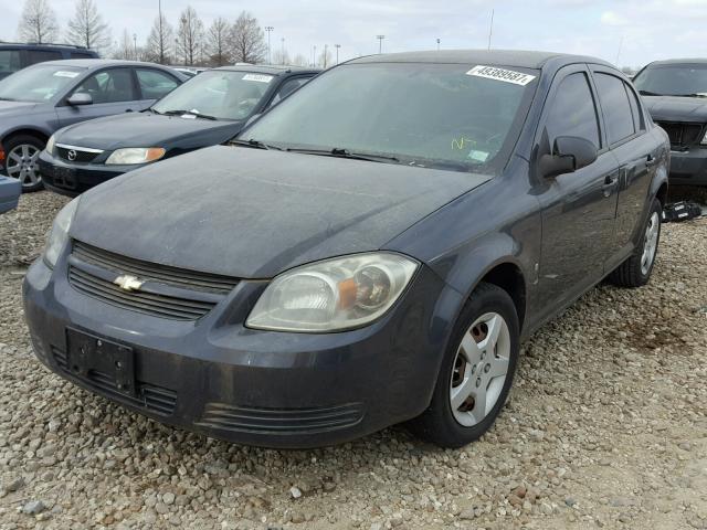 1G1AK58F387252230 - 2008 CHEVROLET COBALT LS BLUE photo 2