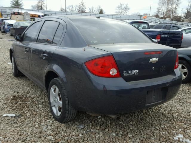 1G1AK58F387252230 - 2008 CHEVROLET COBALT LS BLUE photo 3