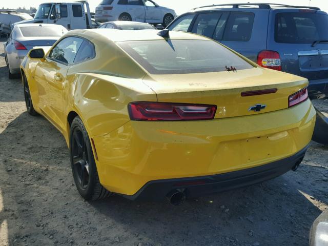 1G1FB1RX4H0157366 - 2017 CHEVROLET CAMARO LT YELLOW photo 3