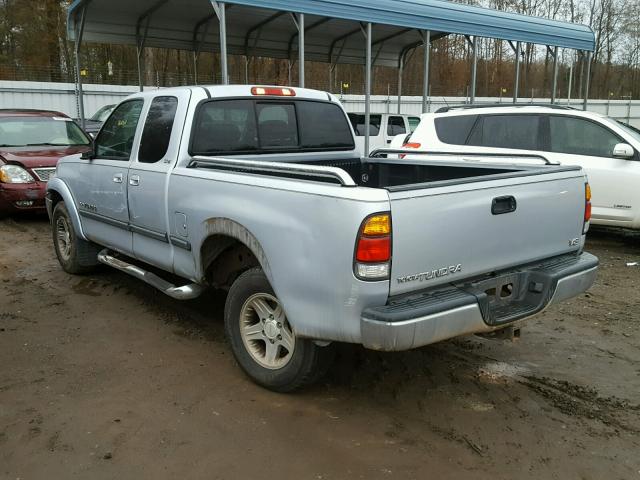 5TBRT3410YS026182 - 2000 TOYOTA TUNDRA ACC SILVER photo 3