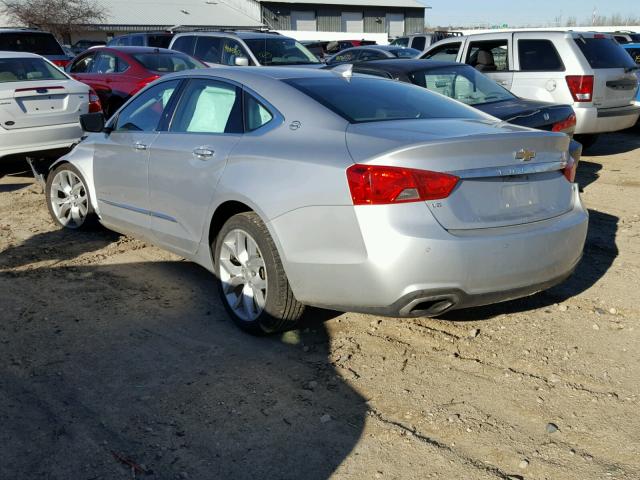 1G1165S38FU101160 - 2015 CHEVROLET IMPALA LTZ GRAY photo 3