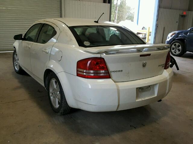 1B3LC56B89N500385 - 2009 DODGE AVENGER SX WHITE photo 3