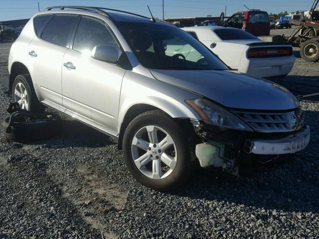 JN8AZ08T37W527549 - 2007 NISSAN MURANO SL SILVER photo 1