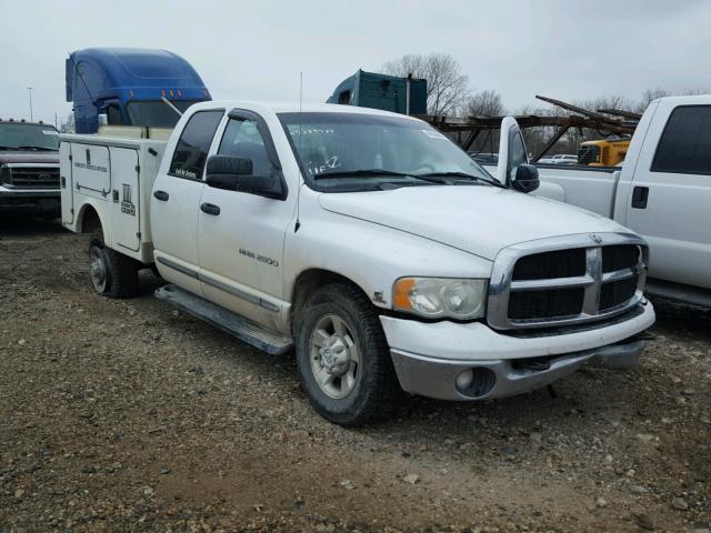 3D7KA28C54G188926 - 2004 DODGE RAM 2500 S WHITE photo 1