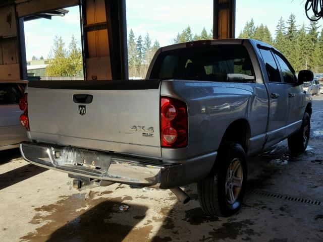 1D7HU18N47J595488 - 2007 DODGE RAM 1500 S SILVER photo 4