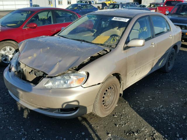 1NXBR32E85Z566556 - 2005 TOYOTA COROLLA CE GOLD photo 2