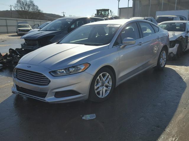 1FA6P0H72G5105455 - 2016 FORD FUSION SE SILVER photo 2