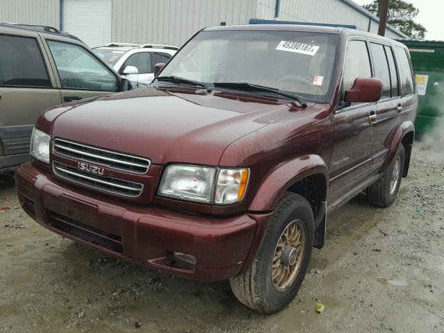 JACDS58X9Y7J13148 - 2000 ISUZU TROOPER S MAROON photo 2