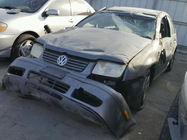 3VWSK69M43M099741 - 2003 VOLKSWAGEN JETTA GLS GRAY photo 2