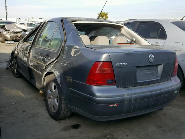 3VWSK69M43M099741 - 2003 VOLKSWAGEN JETTA GLS GRAY photo 3