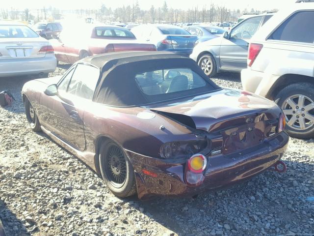 JM1NB3534Y0149771 - 2000 MAZDA MX-5 MIATA PURPLE photo 3