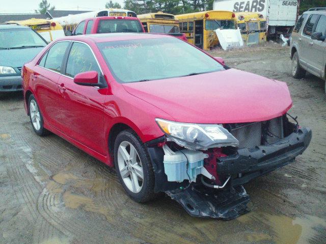 4T1BF1FK5DU637806 - 2013 TOYOTA CAMRY L RED photo 1