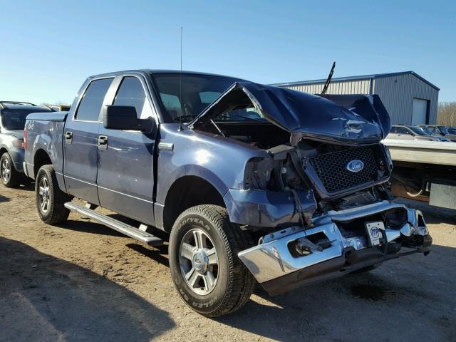 1FTPW14515KE79033 - 2005 FORD F150 SUPER BLUE photo 1