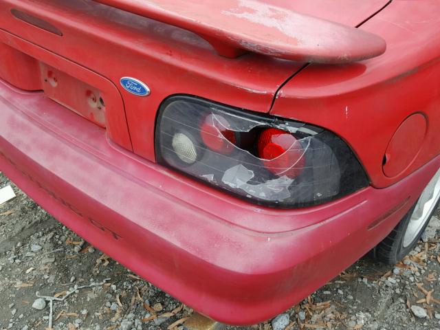 1FALP42T5RF234335 - 1994 FORD MUSTANG GT RED photo 9