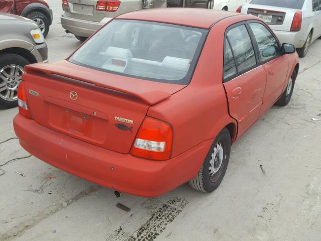 JM1BJ2224X0145116 - 1999 MAZDA PROTEGE DX RED photo 4