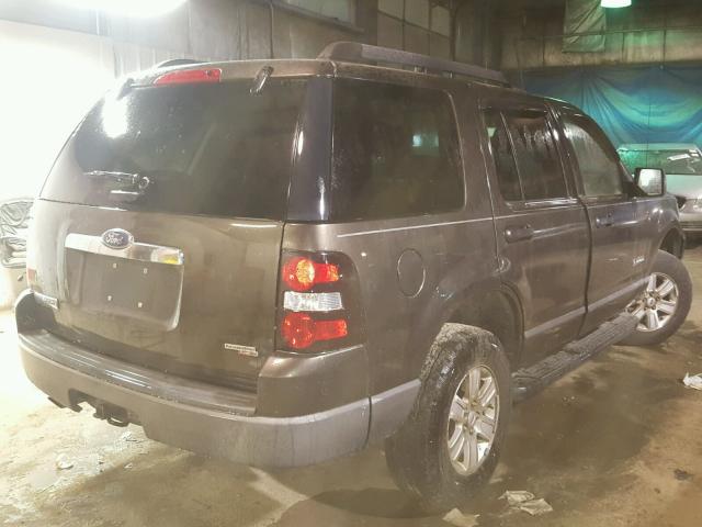 1FMEU72E36UA25760 - 2006 FORD EXPLORER X BROWN photo 4