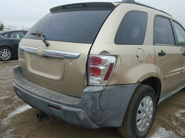 2CNDL13F956101630 - 2005 CHEVROLET EQUINOX LS TAN photo 9