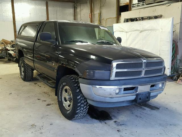 1B7HF16Z9WS539582 - 1998 DODGE RAM 1500 BLACK photo 1