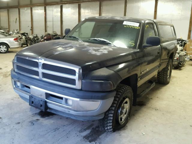 1B7HF16Z9WS539582 - 1998 DODGE RAM 1500 BLACK photo 2