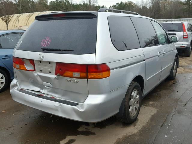 5FNRL18804B122539 - 2004 HONDA ODYSSEY EX SILVER photo 4