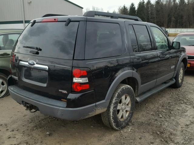 1FMEU73E66UA26433 - 2006 FORD EXPLORER X BLACK photo 4