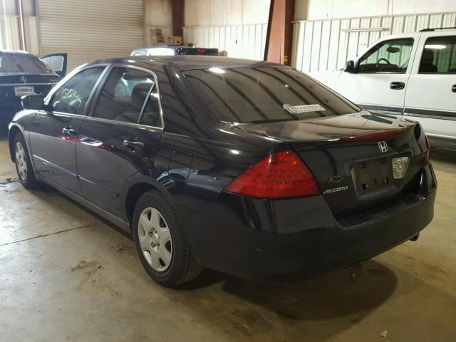 3HGCM56406G708800 - 2006 HONDA ACCORD LX BLACK photo 3