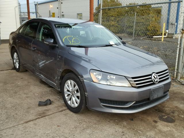 1VWAT7A36EC031933 - 2014 VOLKSWAGEN PASSAT S GRAY photo 1