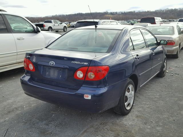 2T1BR32E26C702182 - 2006 TOYOTA COROLLA CE BLUE photo 4