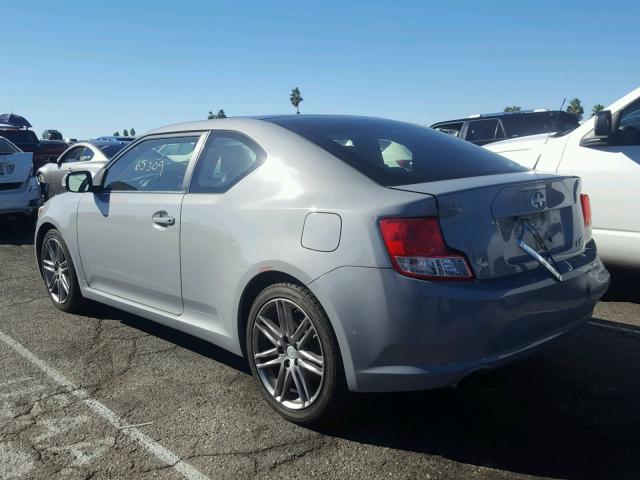 JTKJF5C71B3019837 - 2011 TOYOTA SCION TC 灰色 照片 3