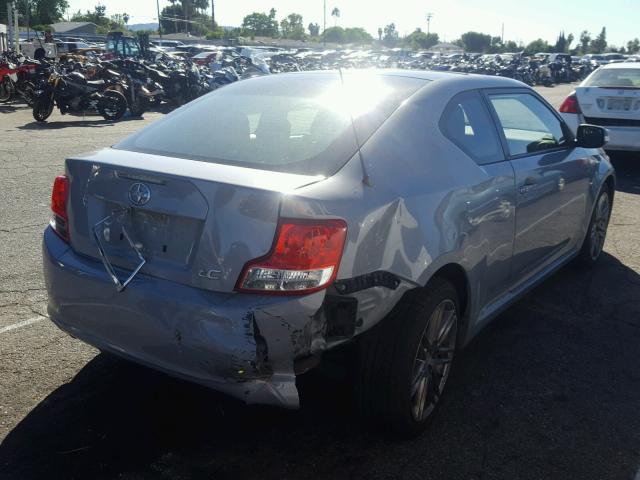 JTKJF5C71B3019837 - 2011 TOYOTA SCION TC 灰色 照片 4
